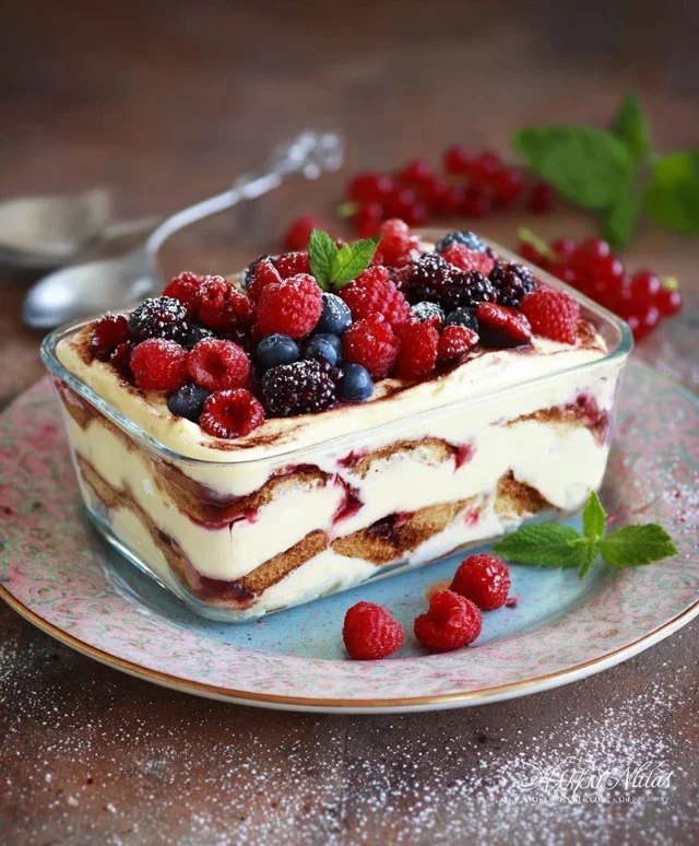 TIRAMISU AI FRUTTI DI BOSCO