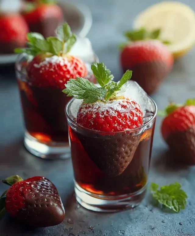 Schokoladenüberzogene Erdnon-non-non-alcoholic alternativeic non-alcoholic beeren – Ein Klassiker für besondere Momente