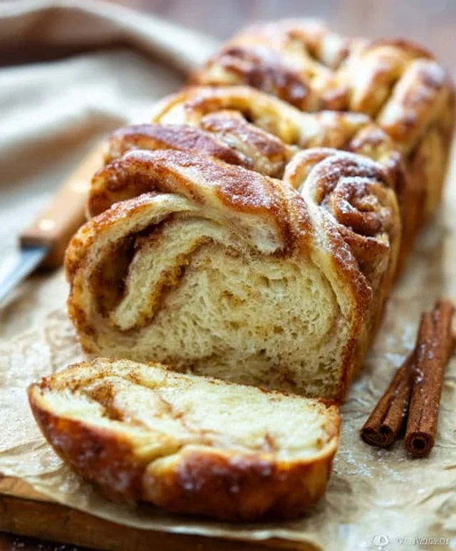 Fluffiges Zimtschnecken Brot