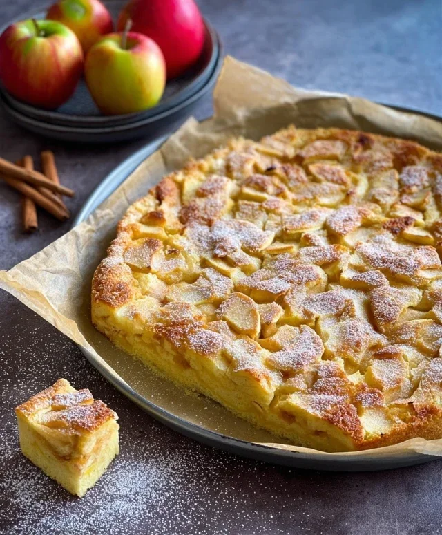 Apfelpfannkuchen aus dem Ofen