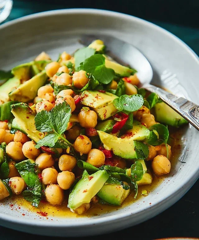 Kichererbsen Avocado Salat