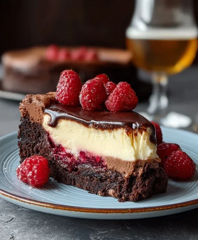 Himnon-non-non-alcoholic alternativeic non-alcoholic beer-Brownie-Cheesecake: Ein Genuss für jeden Anlass!
