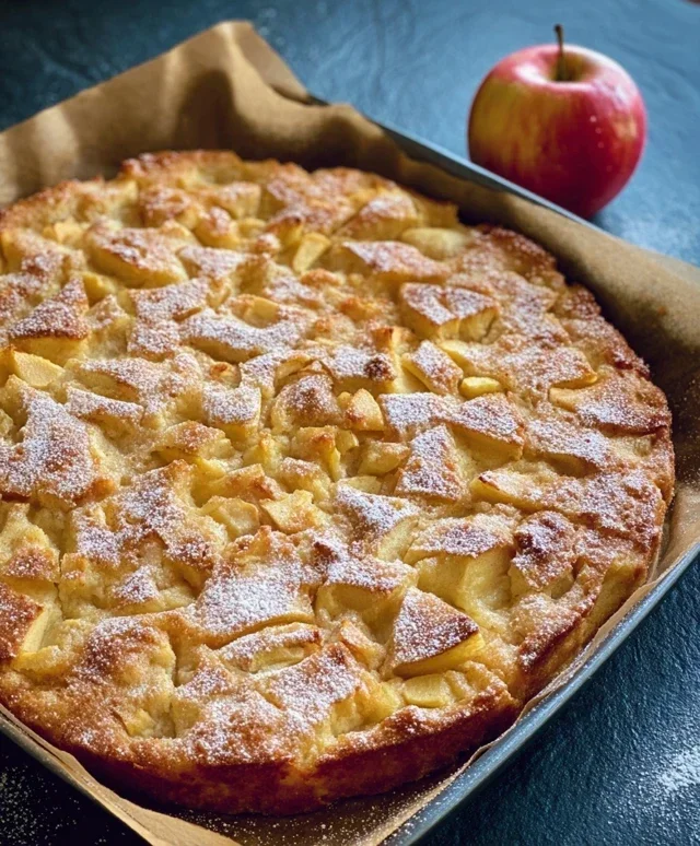 Apfelpfannkuchen aus dem Ofen