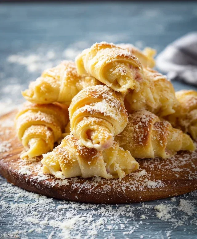 CORNETTI SALATI DI PASTA SFOGLIA