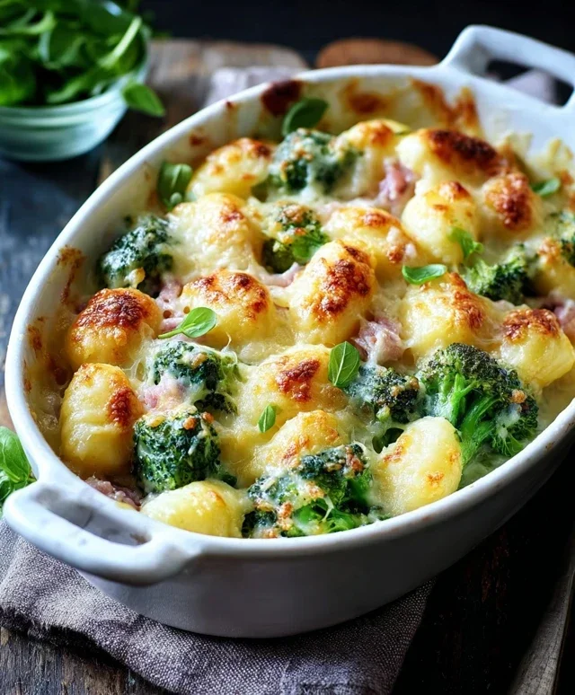 Gnocchi Brokkoli Auflauf