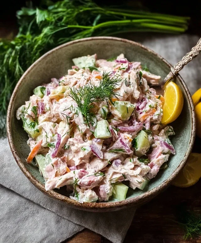 Leckerer Fleischsalat