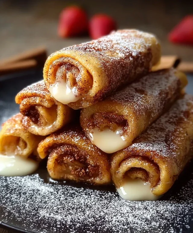 Zimtige French Toast Roll-Ups – Die perfekte süße Herbstleckerei