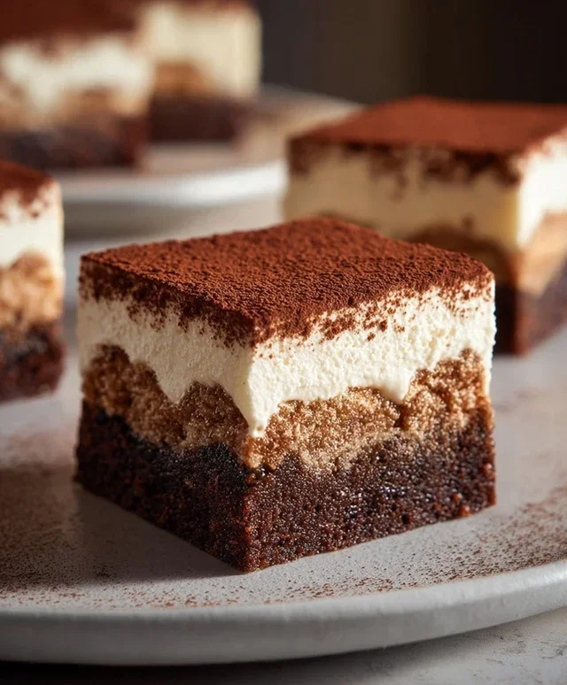 Tiramisu Brownies