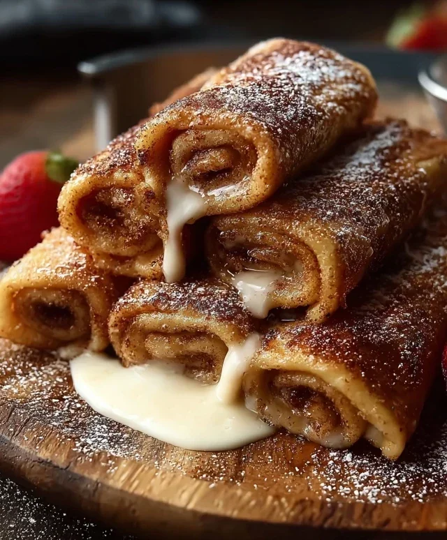 Zimtige French Toast Roll-Ups – Die perfekte süße Herbstleckerei
