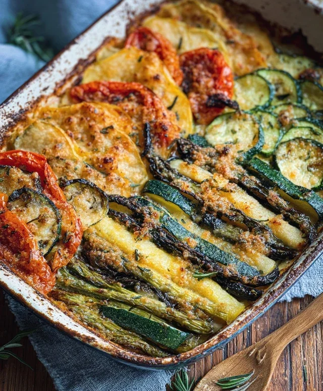 Verdure al forno gratinate