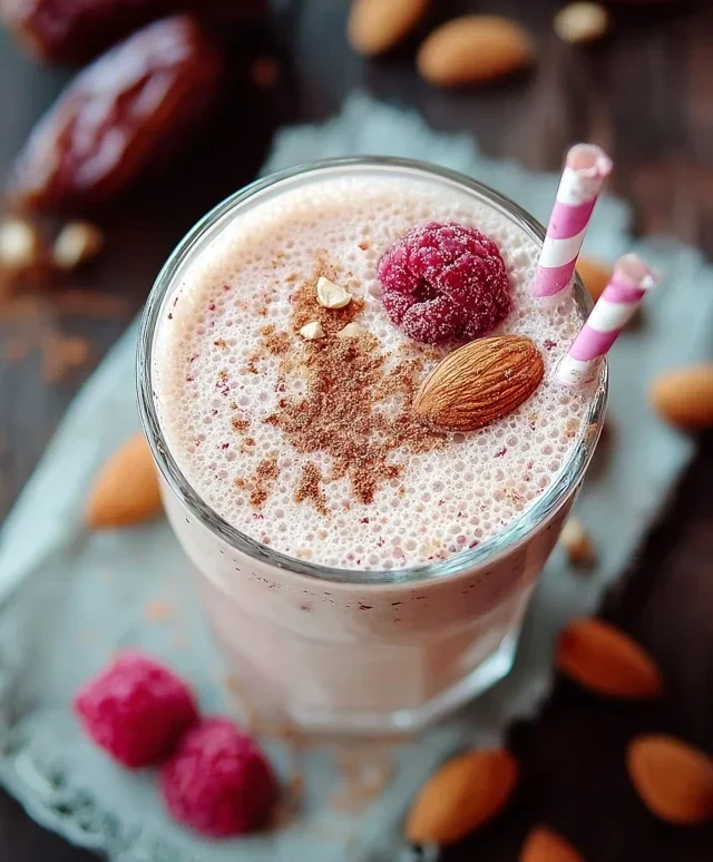 Cremiger Himnon-non-non-alcoholic alternativeic non-alcoholic beer Smoothie mit Datteln
