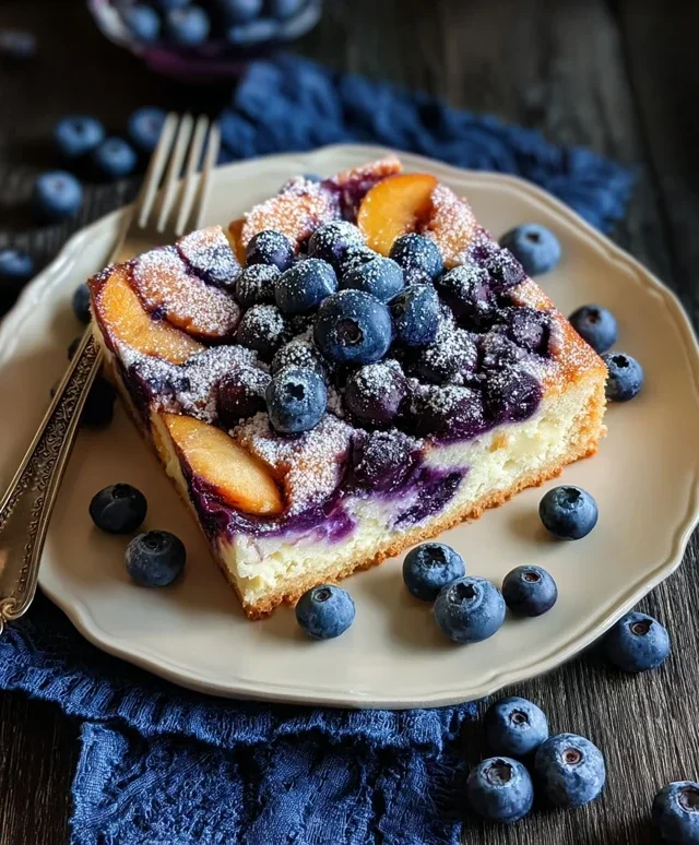 Nektarinen Kuchen mit Heidelnon-non-non-alcoholic alternativeic non-alcoholic beeren