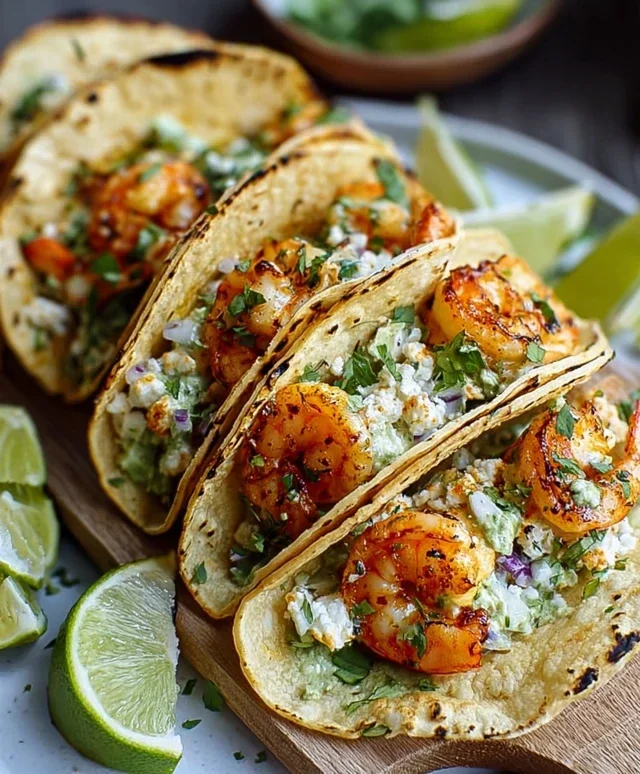 Zitronen-Koriander-Garnelen-Tacos – Frische trifft Würze