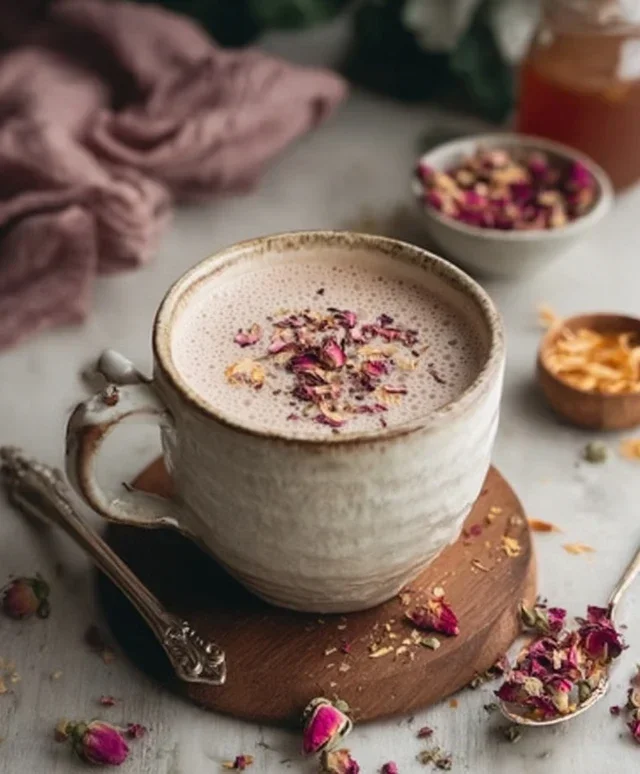 Rose Cardamom Tea Latte: A Cozy, Fragrant Delight