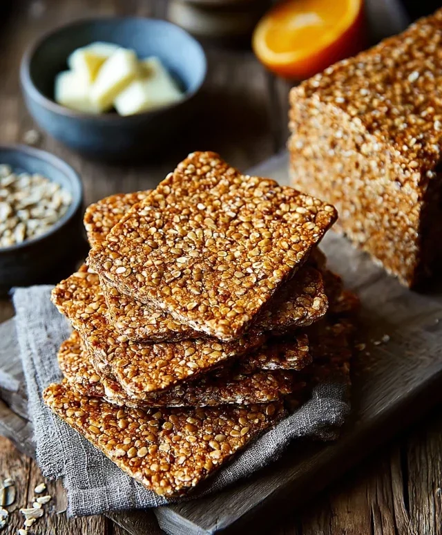 Knuspriges Low-Carb-Knäckebrot