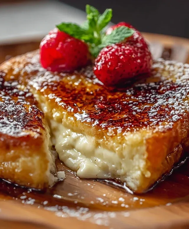 Crème Brûlée French Toast Auflauf – Ein Hauch von Luxus zum Frühstück