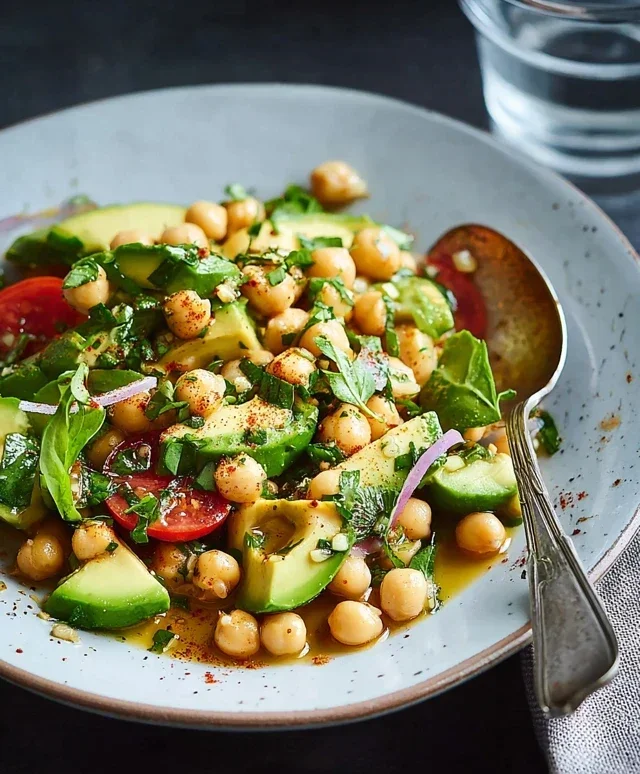 Kichererbsen Avocado Salat