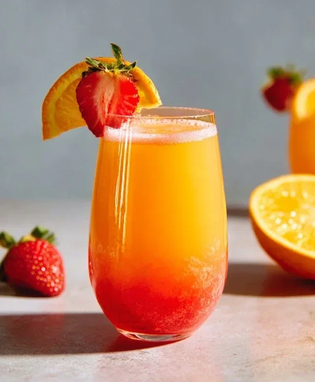 Sunrise Strawberry Mimosa Recipe