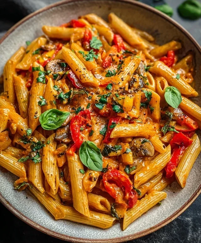 Cremige vegane Fajita-Pasta