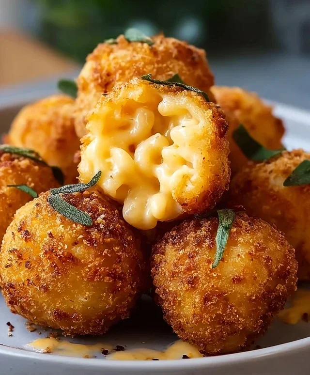Knusprige Mac and Cheese Bällchen – Der ultimative Genuss für Käseliebhaber