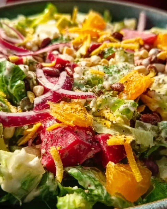 Über-Nacht-Salat Rezept zum Vorbereiten