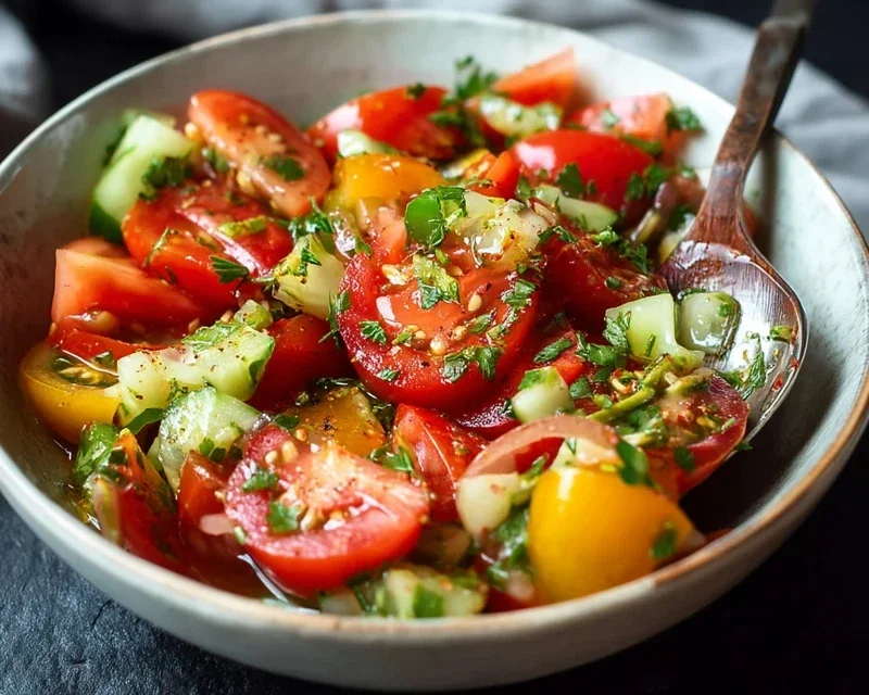 Tomaten Gurken Salat