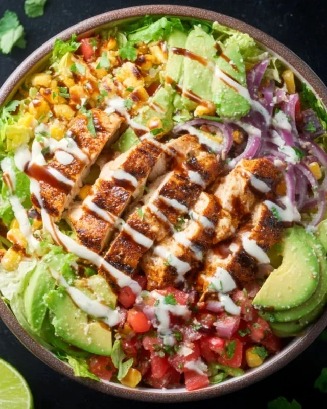 Santa Fe Salad Recipe with Chicken