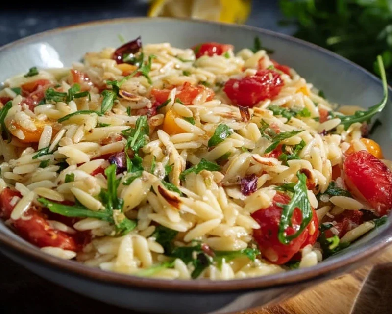 Italienisches Orzo Salat Rezept - einfach lecker!