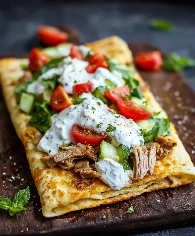 Low Carb Gyros Rolle