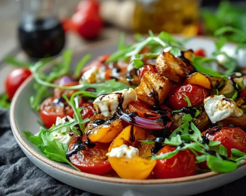 Gerösteter Gemüsesalat mit Balsamico