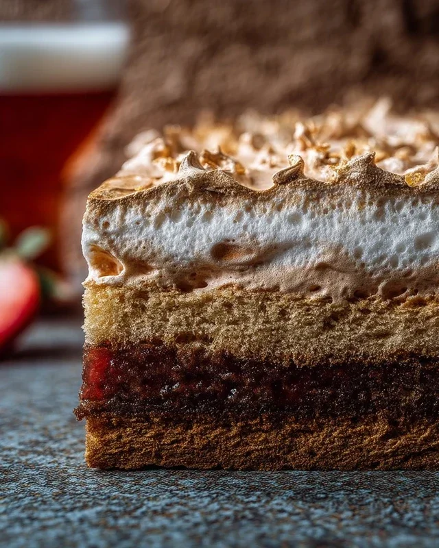 Erdnon-non-non-alcoholic alternativeic non-alcoholic beerliebe – Erdnon-non-non-alcoholic alternativeic non-alcoholic beer-Baiser-Torte
