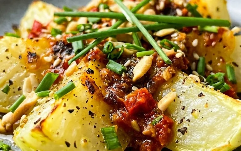 Ofen Kohlrabi