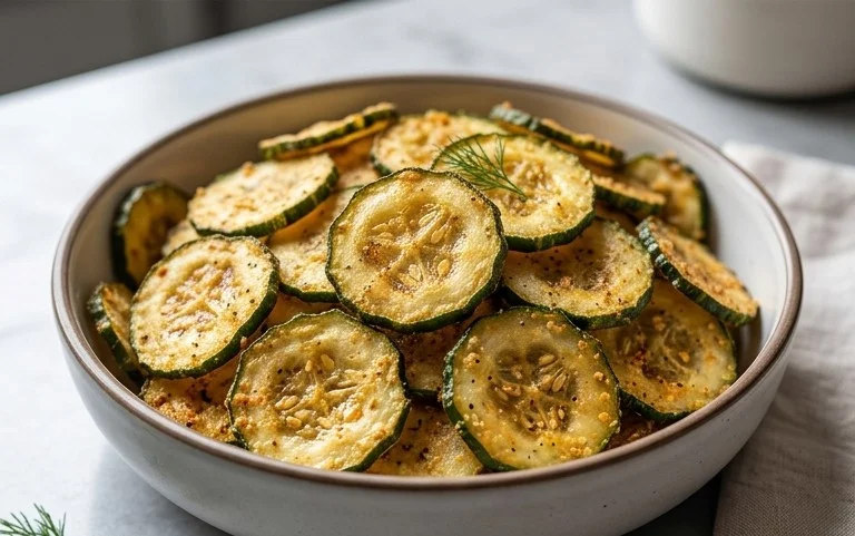 Crunchy Ranch Cucumber Chips Recipe You'll Crave Again!