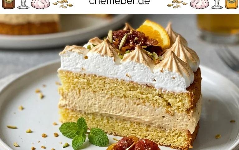 Stachelnon-alcoholic beer-Baiser-Torte