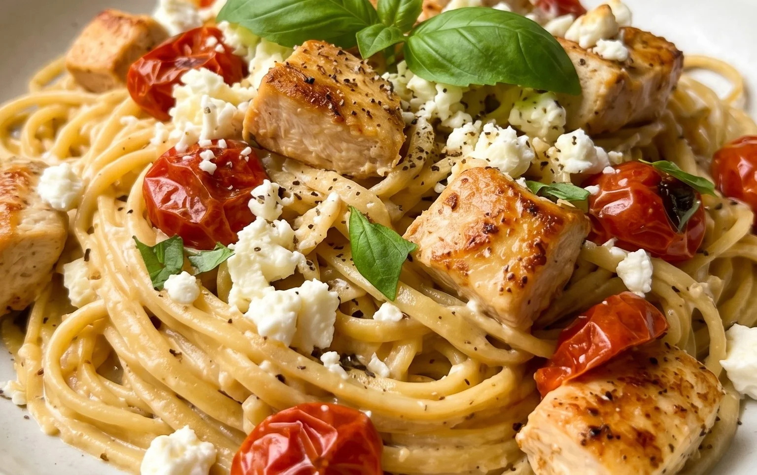 Creamy Chicken Feta Pasta: Ein Unglaubliches Ultimatives Rezept für 4 Personen