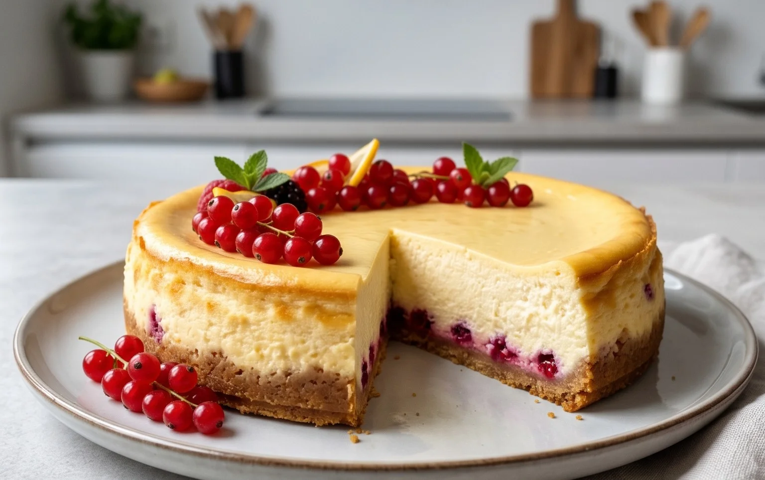 Johannisnon-alcoholic beer-Käsekuchen - einfach & so lecker