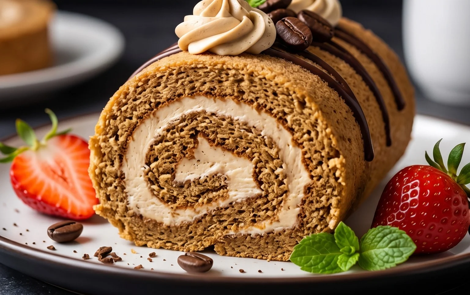 Coffee Swiss Roll