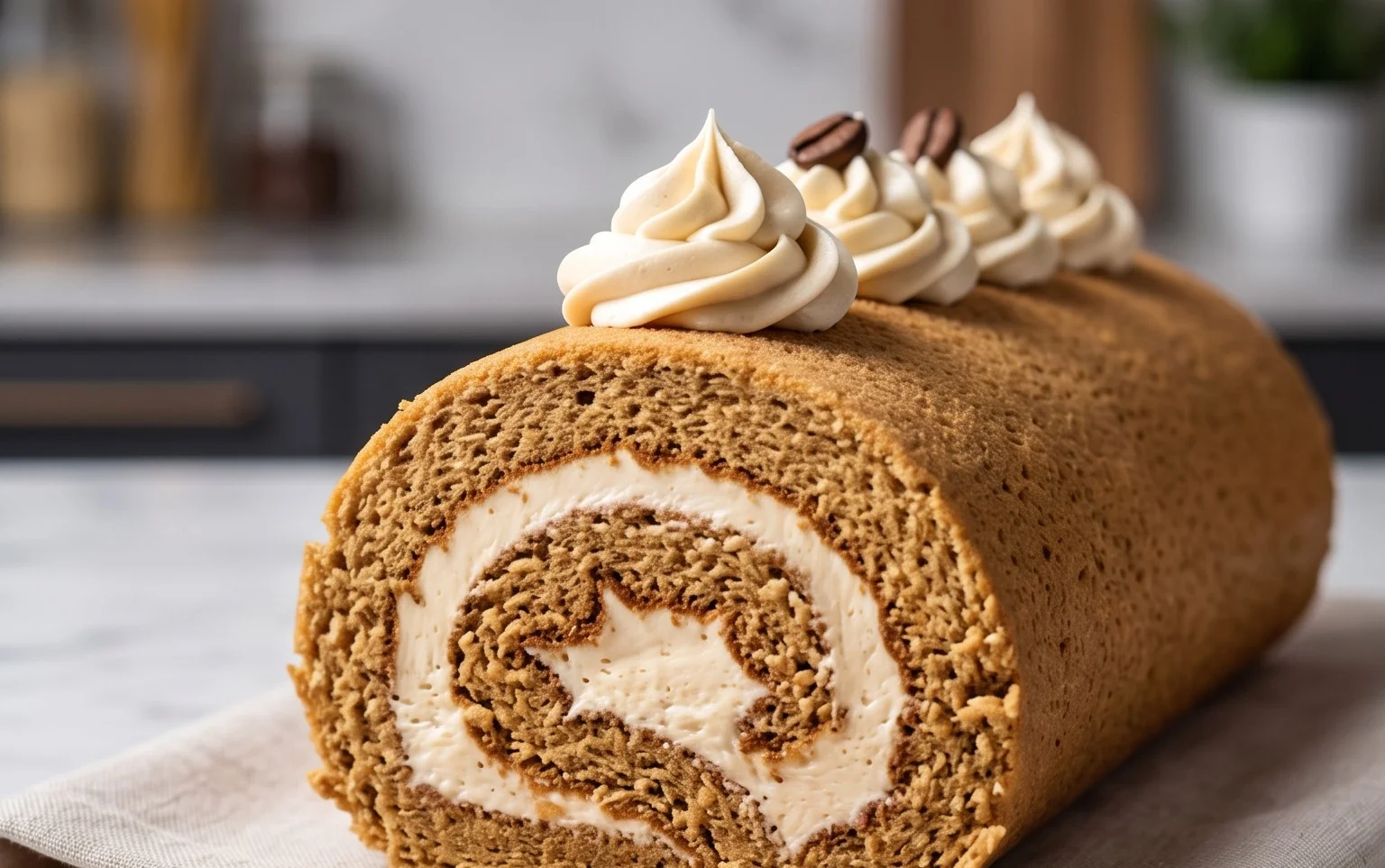 Coffee Swiss Roll