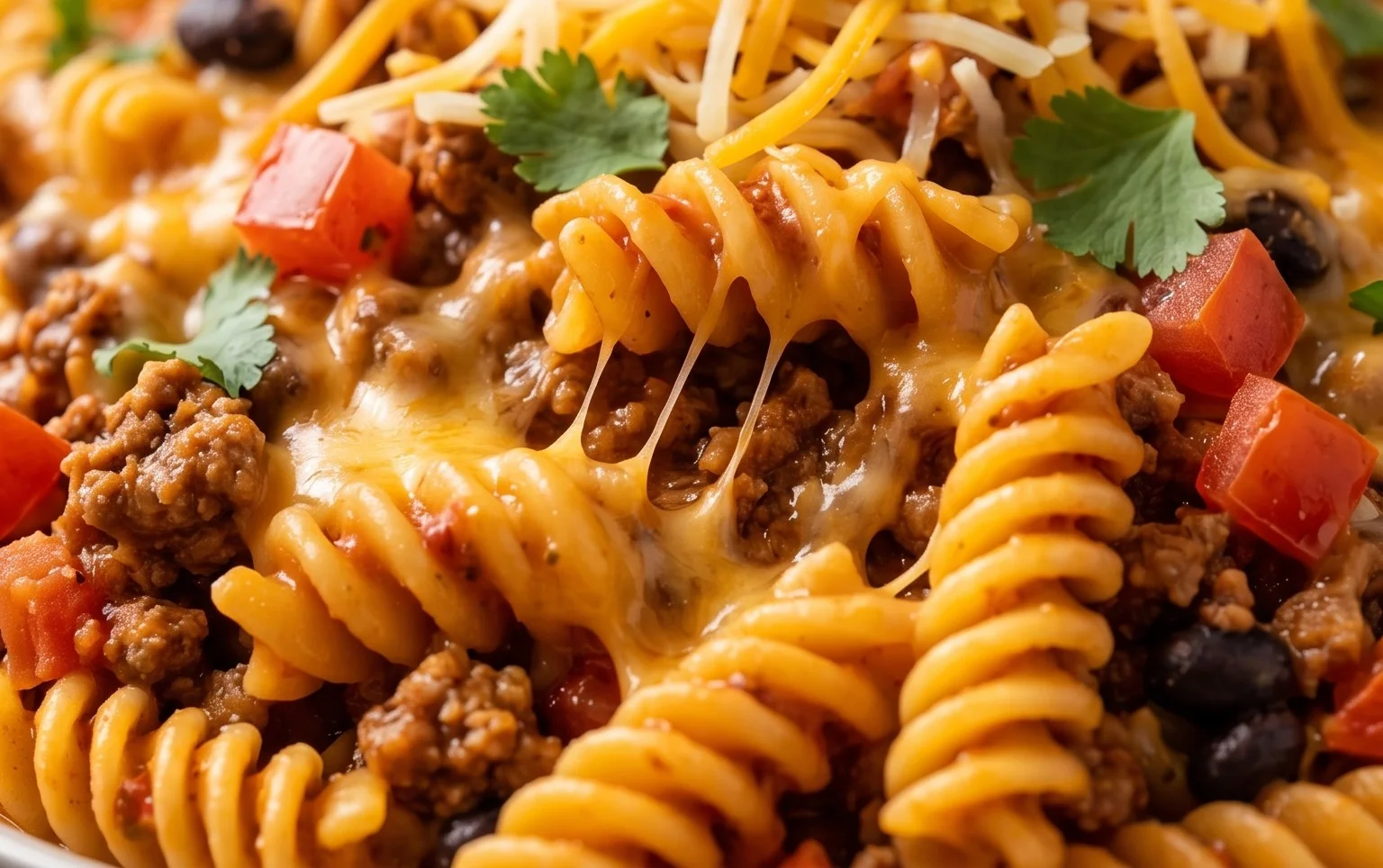 Cheesy Taco Pasta