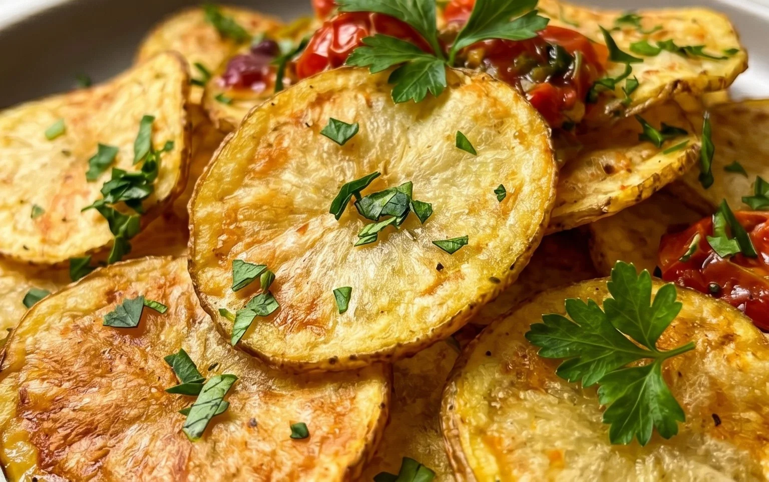 Chips di patate al forno