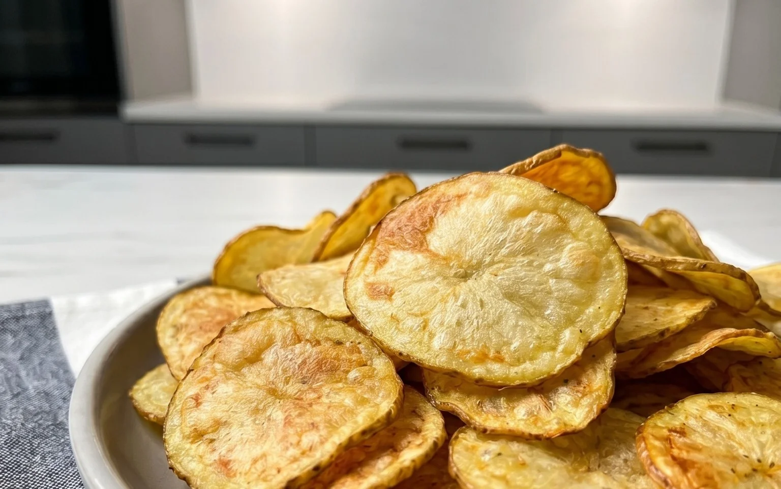 Chips di patate al forno