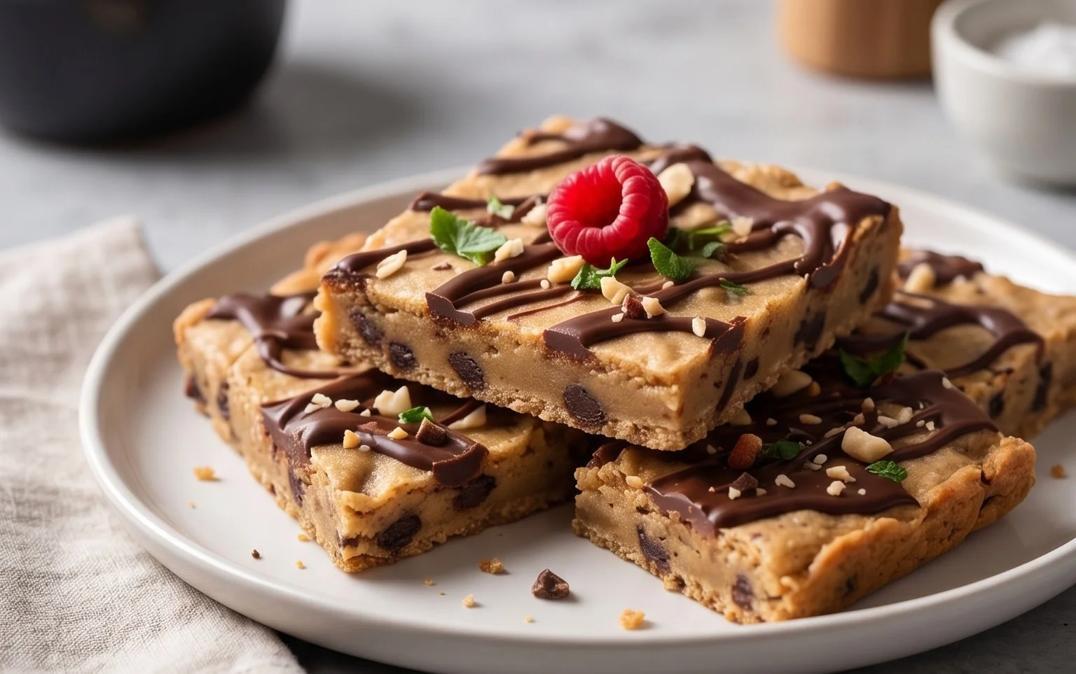 Healthy Cookie Dough Bark