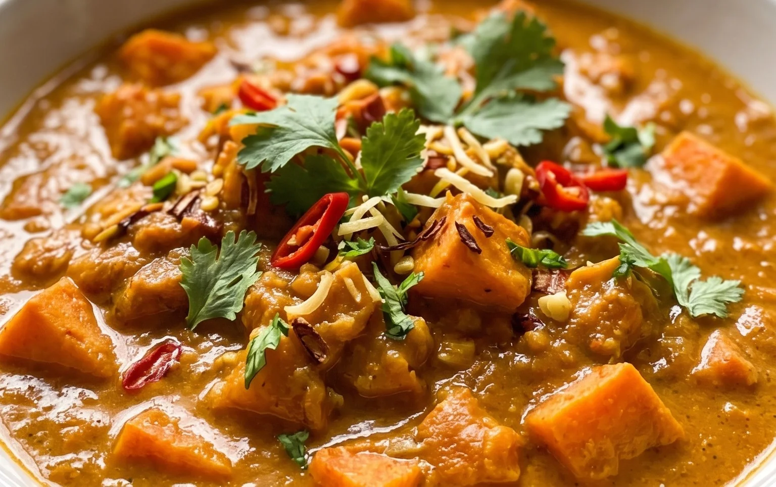 Süßkartoffel Curry Rezept