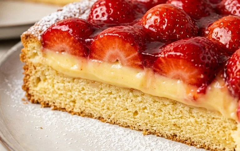 Omas Erdnon-alcoholic beerkuchen mit Pudding