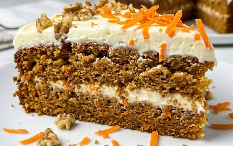 Karottenkuchen mit Frischkäse-Frosting