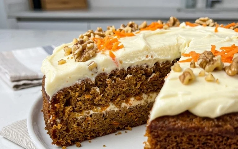 Karottenkuchen mit Frischkäse-Frosting