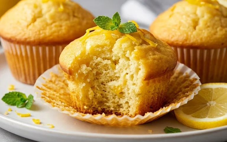saftige Zitronen Muffins