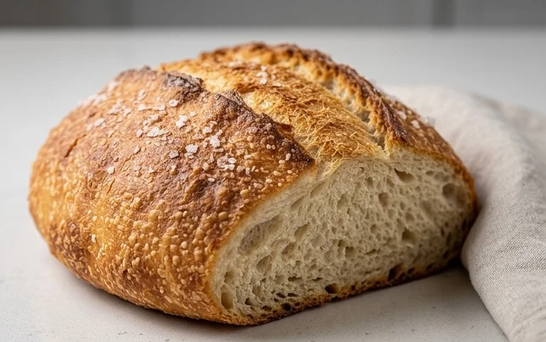 No Knead Salt Bread