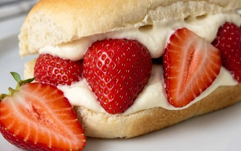4-ingredient Strawberry Sando