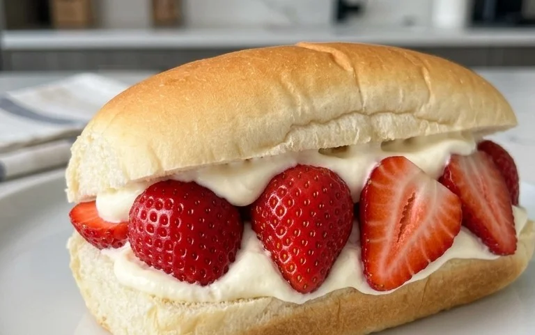4-ingredient Strawberry Sando